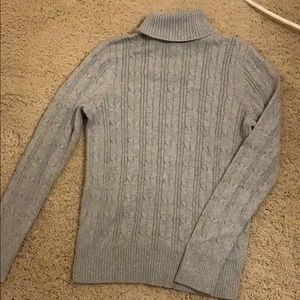 Grey Turtle Neck Sweater